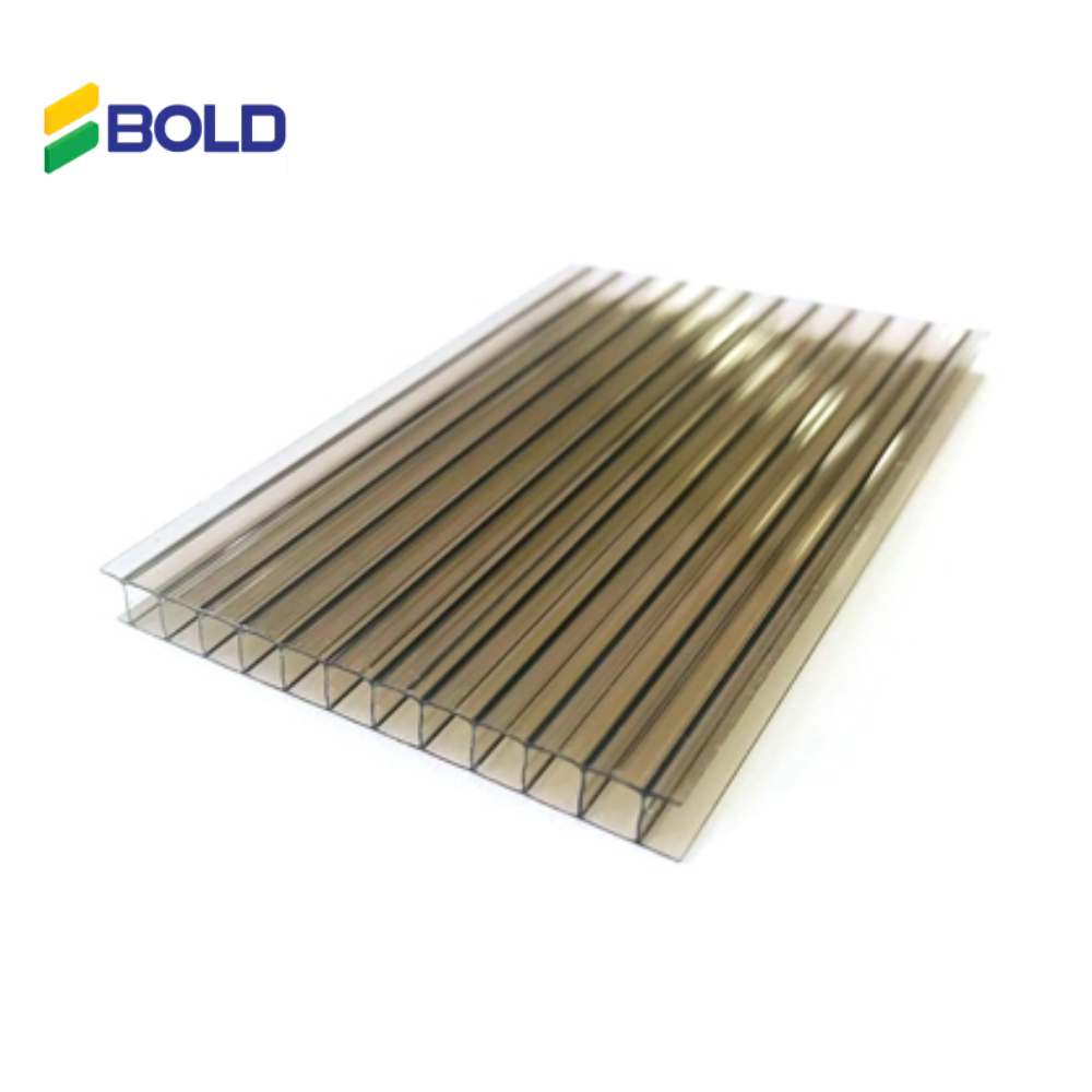 POLI ALVEOLAR 1F UV BRONZE 1050X6000X4MM FB - D