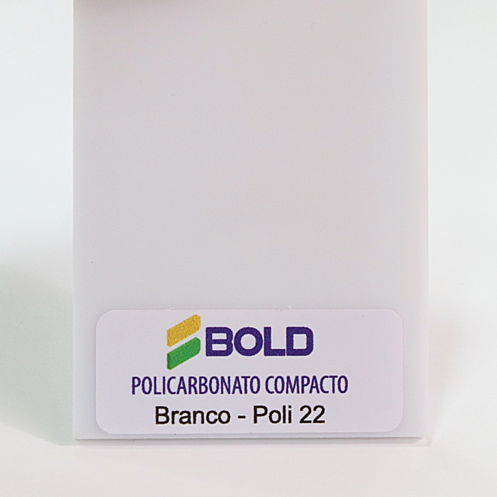 POLICARBONATO BRANCO 2050X6000X3MM - POLI T
